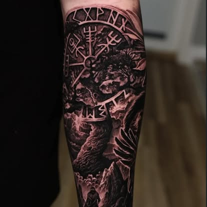 Detailed custom tattoo